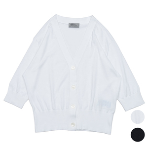 JOHN SMEDLEY(ジョンスメドレー)<br>S4741 クロップドコットンニットカーディガン 26051002030
