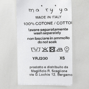 MA'RY'YA(マリア)<br>YRJ200 ボトルネックTシャツ 22052000025