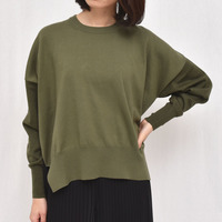 MM6 MAISON MARGIELA(エムエム6 メゾン マルジェラ)<BR>S52HA0101 クルーネック 切り替えニット【国内正規品】