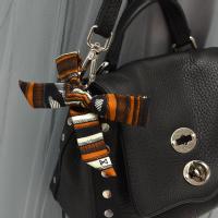 ANNEE(アニー)BR-ARBREANIMAL 年輪プリント ナロースカーフ【正規品】