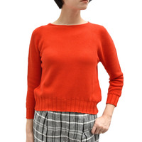 Cruciani(クルチアーニ)<BR>CD23445 コットン 鹿の子クルーネックニット レディース 正規品